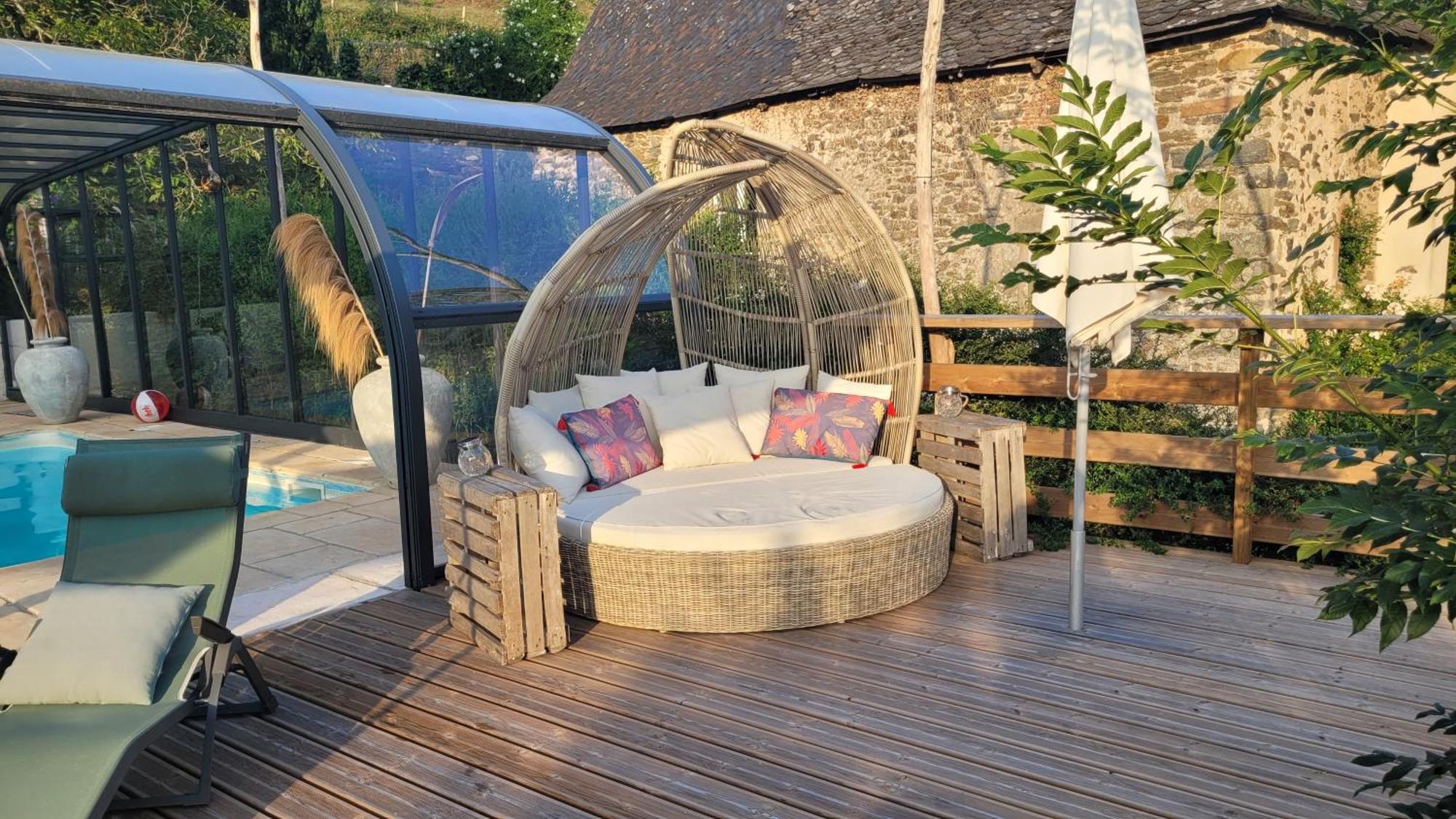 Manoir Des Pelies Spa Conques Buitenkant foto